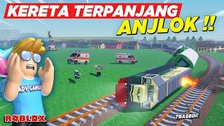 ANTAR PAKET GERBONG KERETA API TERPANJANG MALAH TRAGEDI ANJLOK  ROLEPLAY GAME KAI - Roblox