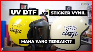 Wajib TAU  Bisnis Sticker UV DTF Vs Sticker Vinyl