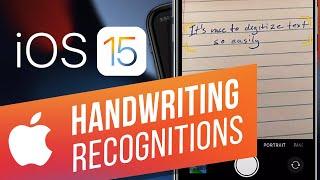 How to Use iPhone Live Text to Recognize Handwriting in iOS 15  Recognize Text from Images