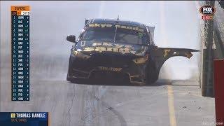 Dunlop Super2 Series 2018. Race 1 Adelaide Street Circuit. Thomas Randle Hard Crash