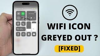 iOS 1716 - Fix WiFi Icon Grayed Out on iPhone