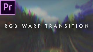 RGB Warp Distortion Transition in Premiere Pro CC 2017   EASY Tutorial