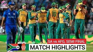 ICC T20 World Cup 2024  South Africa vs Afghanistan  Full Highlights  SA vs AFG 2024 Highlights