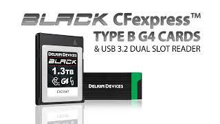 Delkin BLACK CFexpress™ Type B G4 Memory Cards  Overview