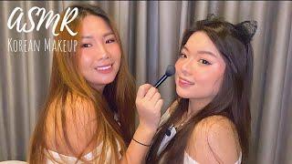 ASMR  My Cousin Does My Makeup  Korean Makeup