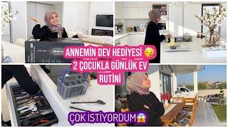 ANNEMİN BANA DOĞUM HEDİYESİ  DEV KUTU AÇILIMI YENİ EVDE 2 ÇOCUKLA GÜNLÜK RUTİNİMİZ