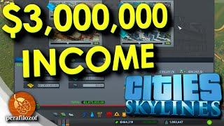  How to make Money and Massive Income & Profit in Cities Skylines  Bug or Feature  Guide #6