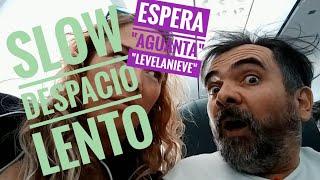 Learn Basic Spanish ... Slow Despacio Lento Espera Aguanta leve la nieve