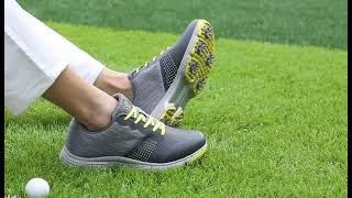 Men Waterproof Golf Shoes Spikes Golfing Anti Slip Sneaker for Men