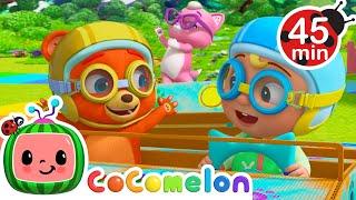 The Great Baby Animal Race  CoComelon JJs Animal Time  Animal Songs for Kids