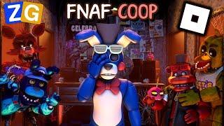 FNAF COOP IN ROBLOX IS CHAOTIC  Roblox FNAF 1 Coop Nights 1-5