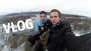 VLOG ● Лайтовый кран в Гидропарке  Заброшенное бомбоубежище