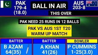 Pakistan Vs Australia Warm Up Match Highlights PAK vs AUS 1st T20 Warm Up Match Highlights