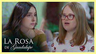 Isabel se cree mucho y no quiere ser amiga de Luciana  La Rosa de Guadalupe 24  Dulce inclusión