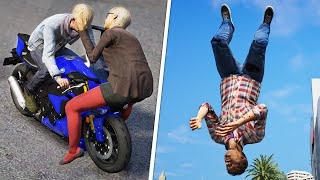 GTA 5 - Motorcycle & Funny Ragdolls Vol.3