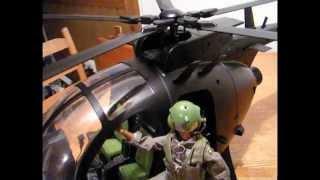 Gi Joe  The Ultimate Soldier AH - 6 Little Bird Helicopter Showcase Video Feb 2009