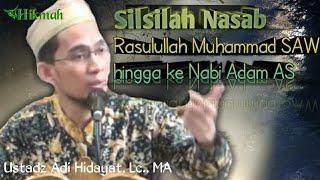 Silsilah Nasab Rasulullah Muhammad Saw hingga sampai ke Nabi Adam As Ustadz Adi Hidayat Lc. MA