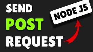 How to Make Post Request in Node Js using Axios app.post method  how to make post request in nodejs