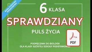 Biologia klasa 6 Testy PDF Działy 1 2 3 4