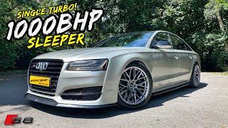 THIS INSANE *1000BHP SINGLE TURBO SWAPPED* AUDI S8 IS MADNESS