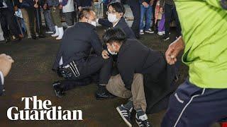 Device explodes near Japans prime minister Fumio Kishida