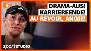 Drama-Karriereende von Angelique Kerber Highlights  Olympia Paris 2024  sportstudio