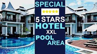 PATTAYA  2024 -today Z Throught - 5 Stars Hotel  - XXL POOL AREA  Accommodations & Nightlife Naklua