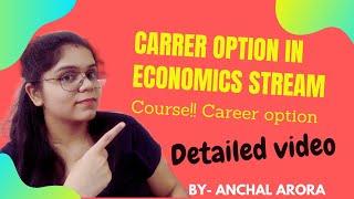 Career options after graduation in economics or career option in economics stream