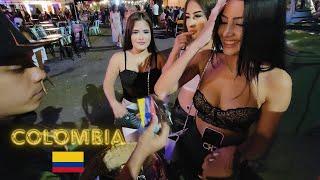 Medellin LLERAS PARK nightlife most popular in Medellin Colombia