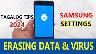 HOW TO ERASE DATA AND VIRUS ON SAMSUNG DEVICES  TAGALOG TIPS 2024