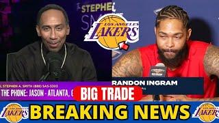 BOMBASTIC SURPRISE BRANDON INGRAM ANNOUNCED AT LAKERS EXCHANGE SHOCKED THE NBA NEWS LAKERS