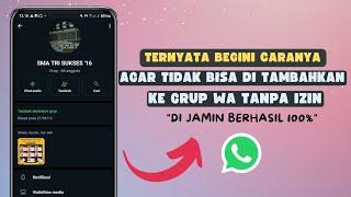 Cara Agar Tidak Dimasukkan ke Grup WhatsApp Tanpa Izin