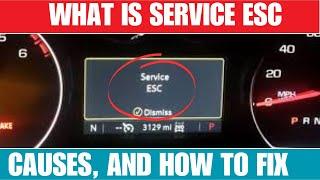 What Does Service ESC Mean causes Fix and Reset for Chevy