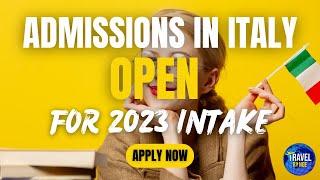 Admission in Italy in 2023-2024 Deadlines Requirements and Criteria