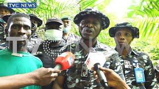 WATCH Police Uncover Kidnappers Den In Ijebu Igbo Arrest Two Suspects