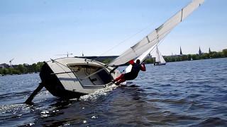 Kentertraining auf der Alster mit unseren neuen Valken