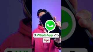 3 WhatsApp Pro Tips and Tricks #shorts #whatsapp #tech #vgyan