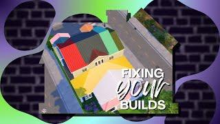 FIXING YOUR SIMS 4 BUILDS LIVE - Roofing Landscaping Floor Plans and More #sahmhelplive S02E12