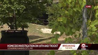 Police investigating homicide after body found near 19th and Troost