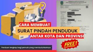 Cara Membuat Surat Pindah Penduduk Antar KabupatenProvinsi