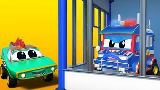 О нет Супер грузовик за решёткой - Автомобильный город - Детские мультфильмы