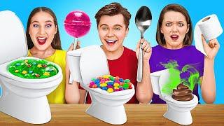 GIANT VS TINY FOOD  Best Food Pranks & Challenges For Yummy Lovers by 123GO SCHOOL