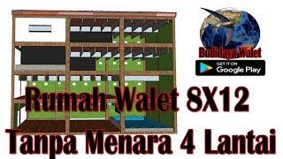 Rumah Walet 8X12 Tanpa Menara 4 Lantai