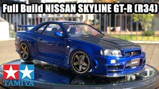 Full build Nissan Skyline GT-R R34 nismo Z-tune TAMIYA 124 model car