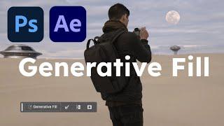 Generative Fill for Video  After Effects VFXs