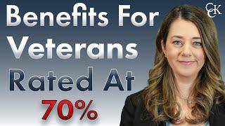 70% VA Disability Rating Benefits for Veterans Rated at 70%