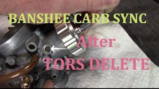 Banshee TORS Delete and Carb Sync - PART 2