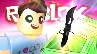 Roblox Adventures  Murder Mystery 2  Godly Knife Unboxing