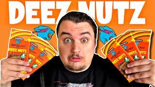 Eating MrBeasts Nuts New Deez Nuts Flavor