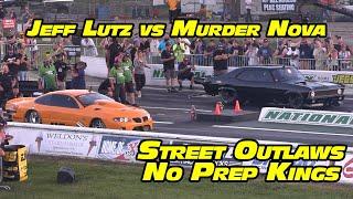 Murder Nova vs Jeff Lutz Street Outlaws No Prep Kings at National Trail Raceway